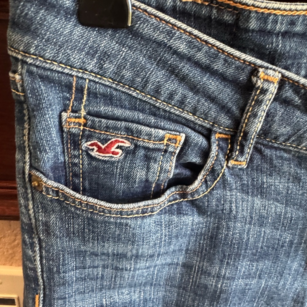 Hollister Women's Size 5S 26W X 31L Medium Wash Skinny Jeans Casual Denim Pants - Picture 5 of 5